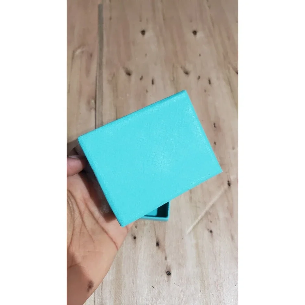 Tiffany & Co. Small Empty Box Size 4x4 Inches With Tissue